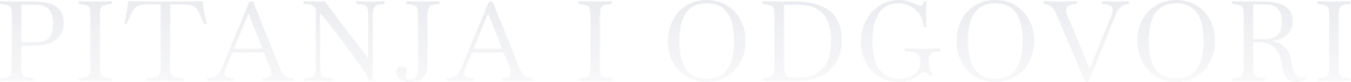 Pitanja i odgovori